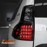 Full Smoked LED Tail Lights for TOYOTA LANDCRUISER Prado 150 Series LC150 FJ150 2009 - 2017 - Mars Performance